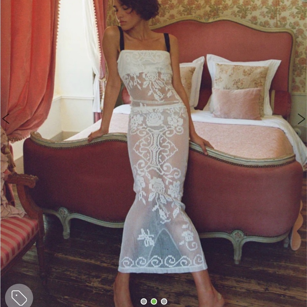 With Jean White Lace Skirt xxs - Picture 2 of 6
